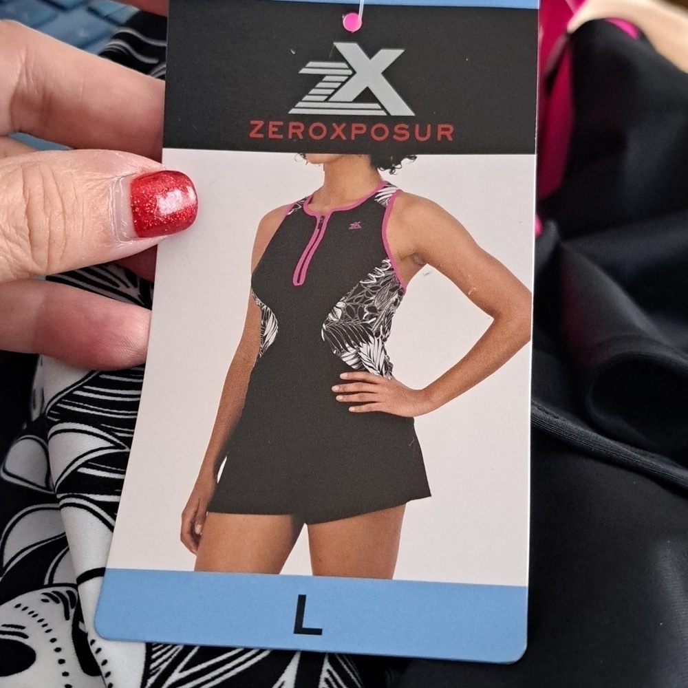 ZeroXposure  Ladies Scuba Tankini Swimsuit Brand New With Tag Size Large Set - Picture 5 of 9